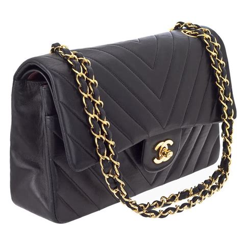 chanel chevron double flap bag|authentic Chanel double flap bag.